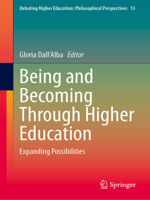 cover image of Being and Becoming Through Higher Education